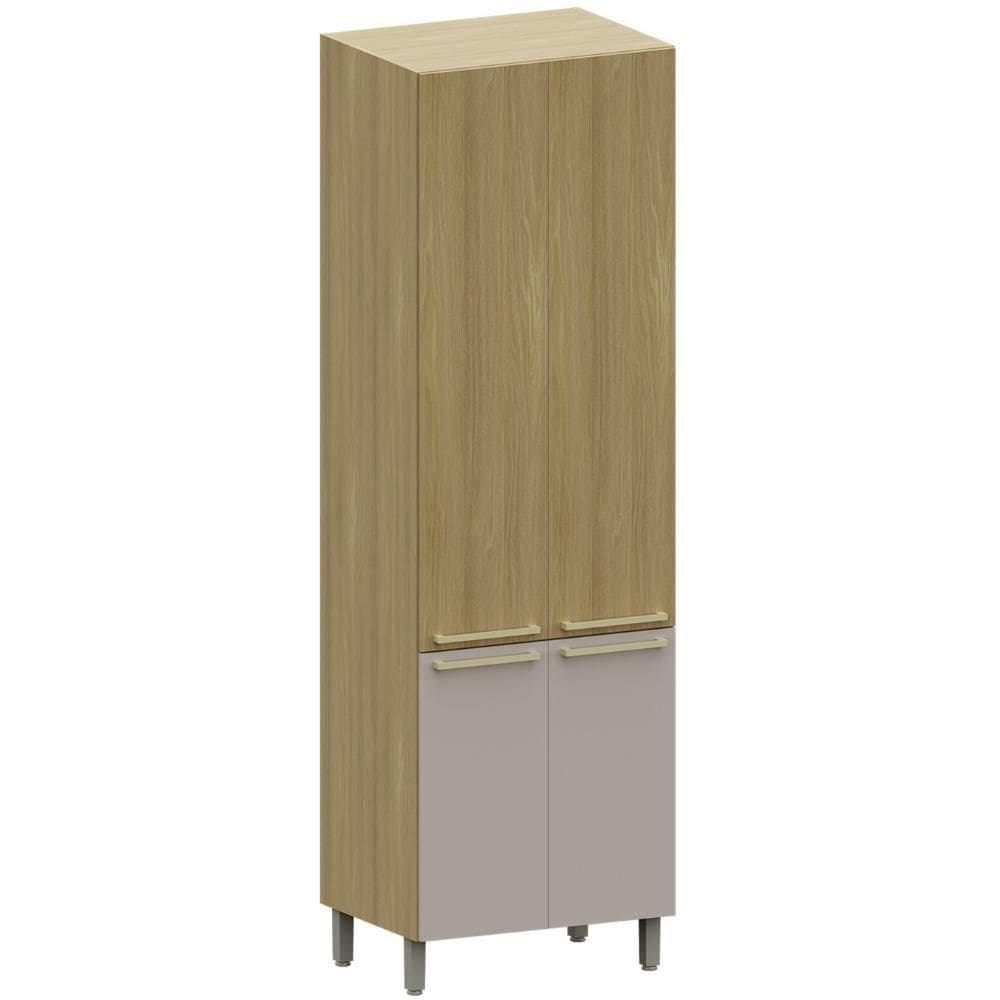 Paneleiro De Cozinha 4 Portas 70cm Mirella Freijó/cinammon L01 - Mpozenato