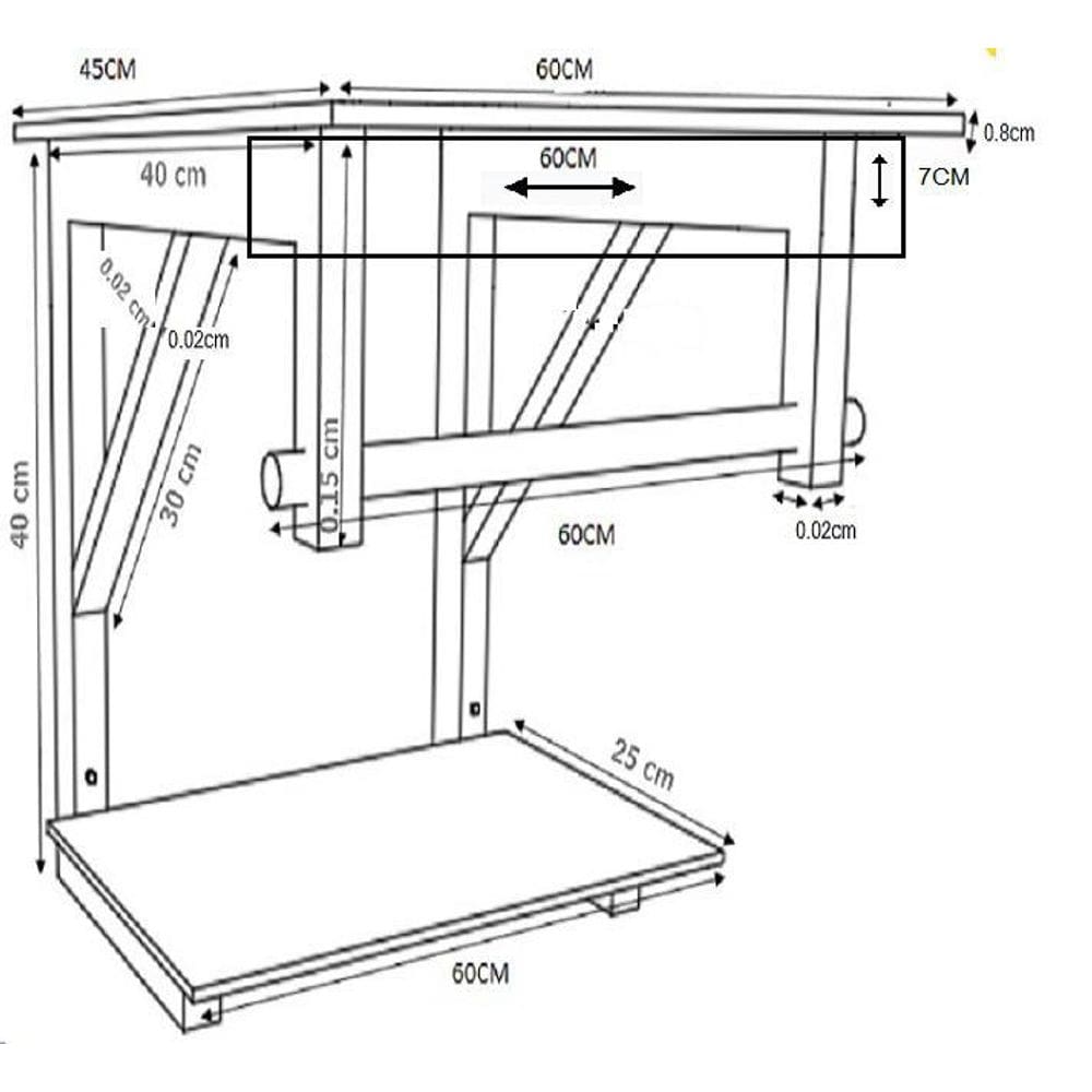 Gabinete Com Cuba Para Banheiro De Vidro 60Cm Inox  Vermelho