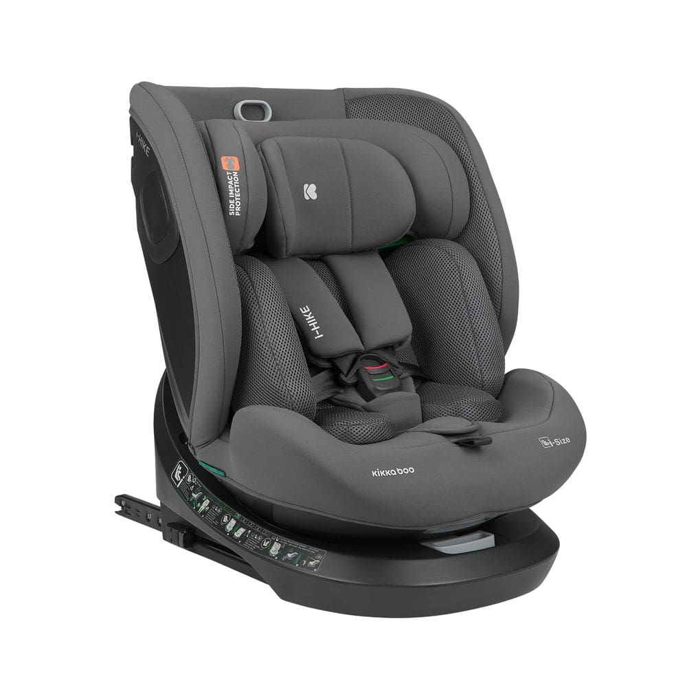 Cadeira De Carro Isofix I-Hike 40-150Cm 360 Dark Shadow (Cinza) - Kikka Boo