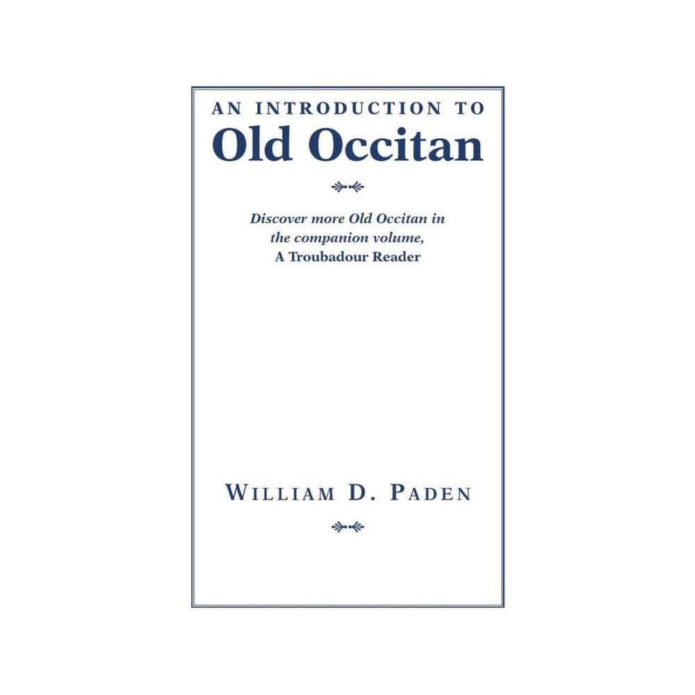 An Introduction to Old Occitan - Inglês