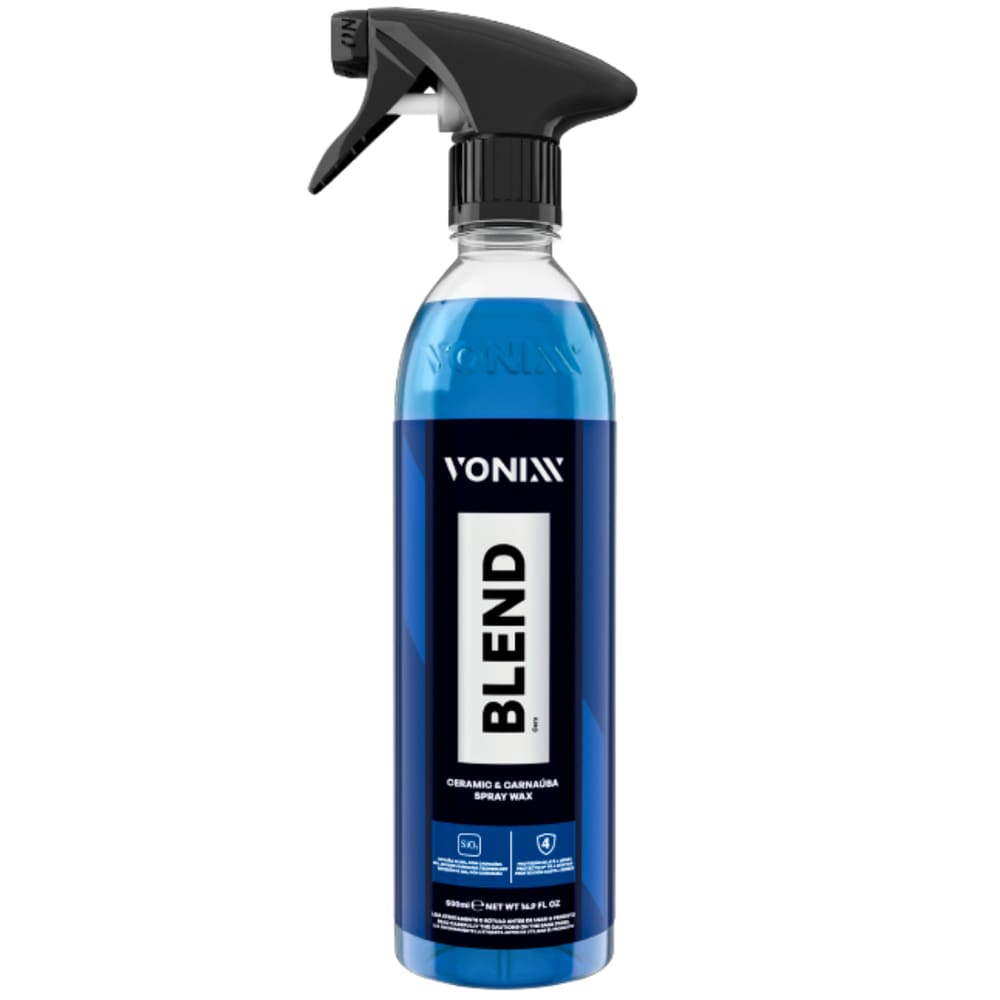 Cera Automotiva Vonixx Blend Spray 500ml Carnaúba E Sílica Brilho