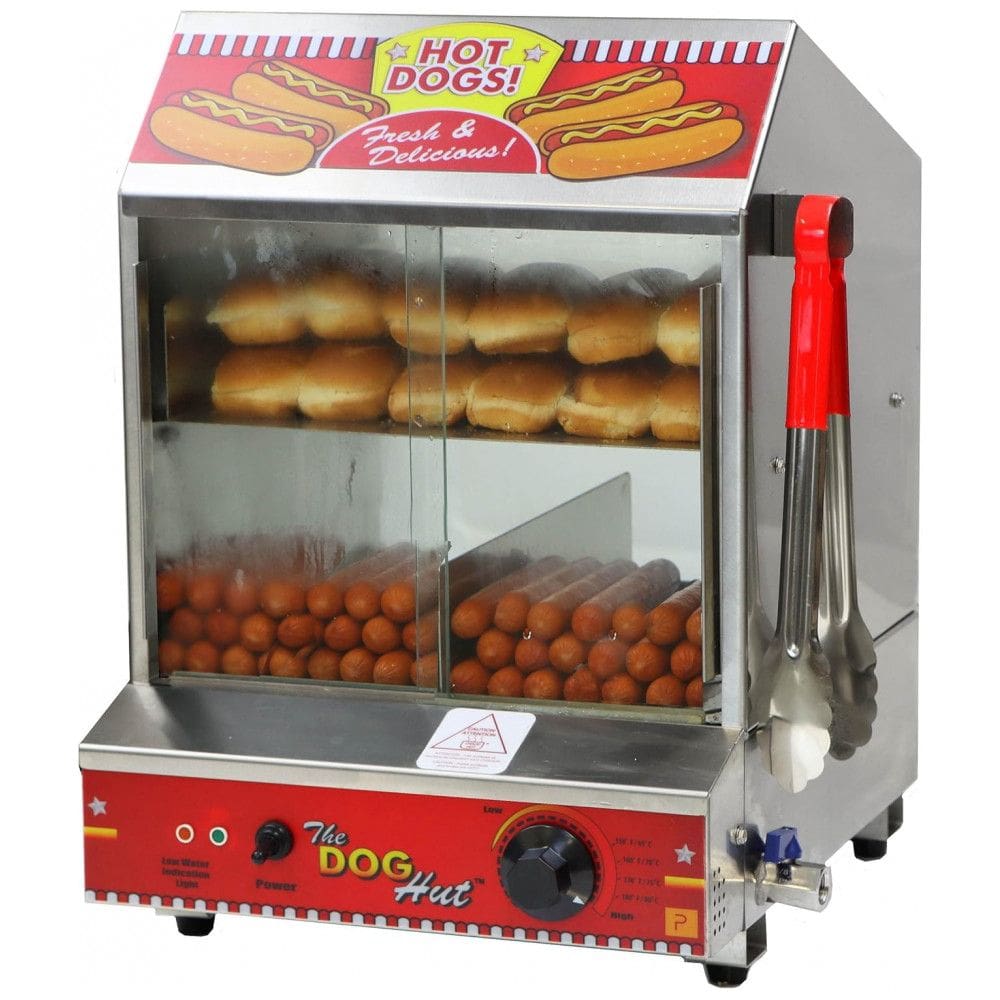 Paragon Dog Hut Hot Dog Steamer, Vermelho,