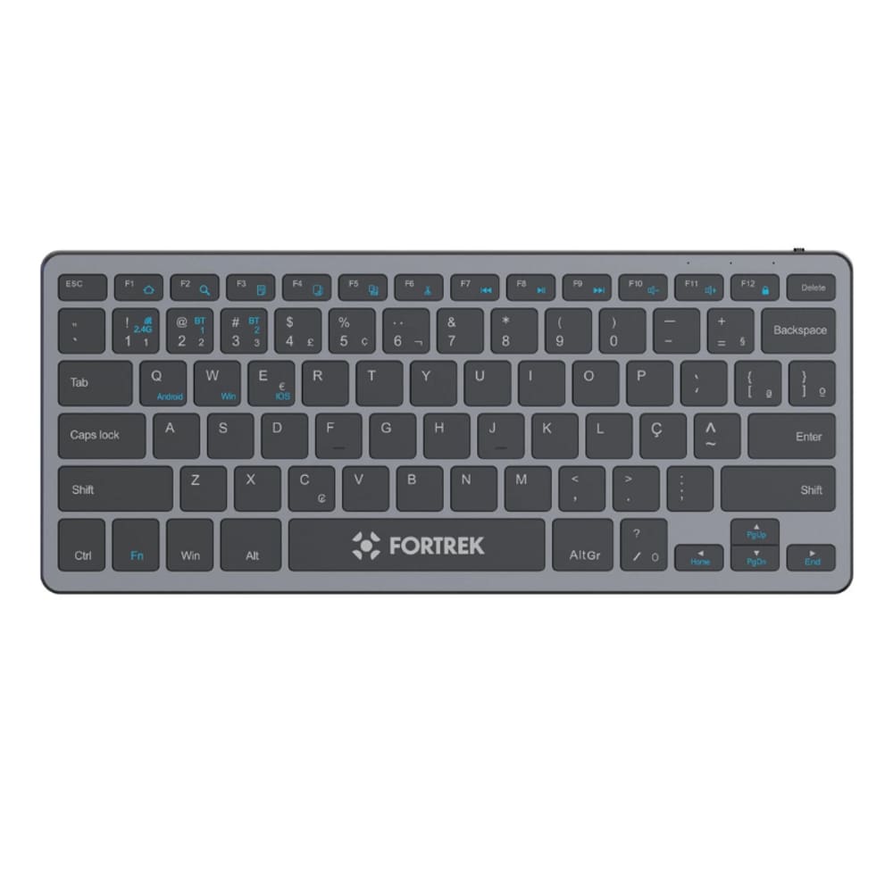 Teclado Office Fortrek Compact Bluetooth ABNT Preto - KB11
