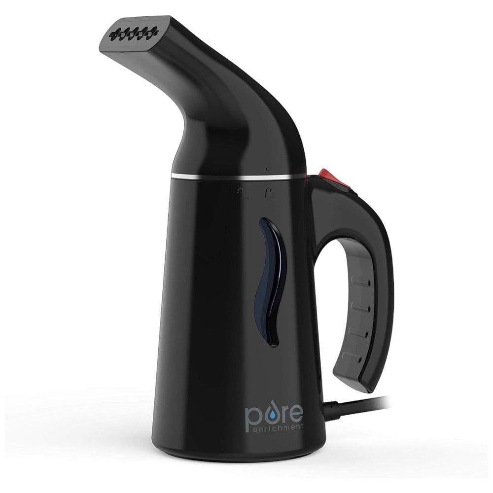sistema de vaporização de Roupas  com Desligamento Automático, 110v, PURE ENRICHMENT , Preto
