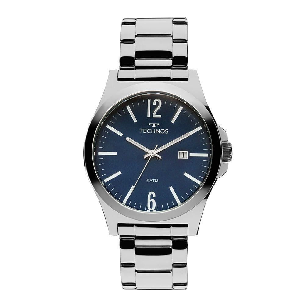 Relógio Technos Masculino Steel Prata - 2115LAY/1A