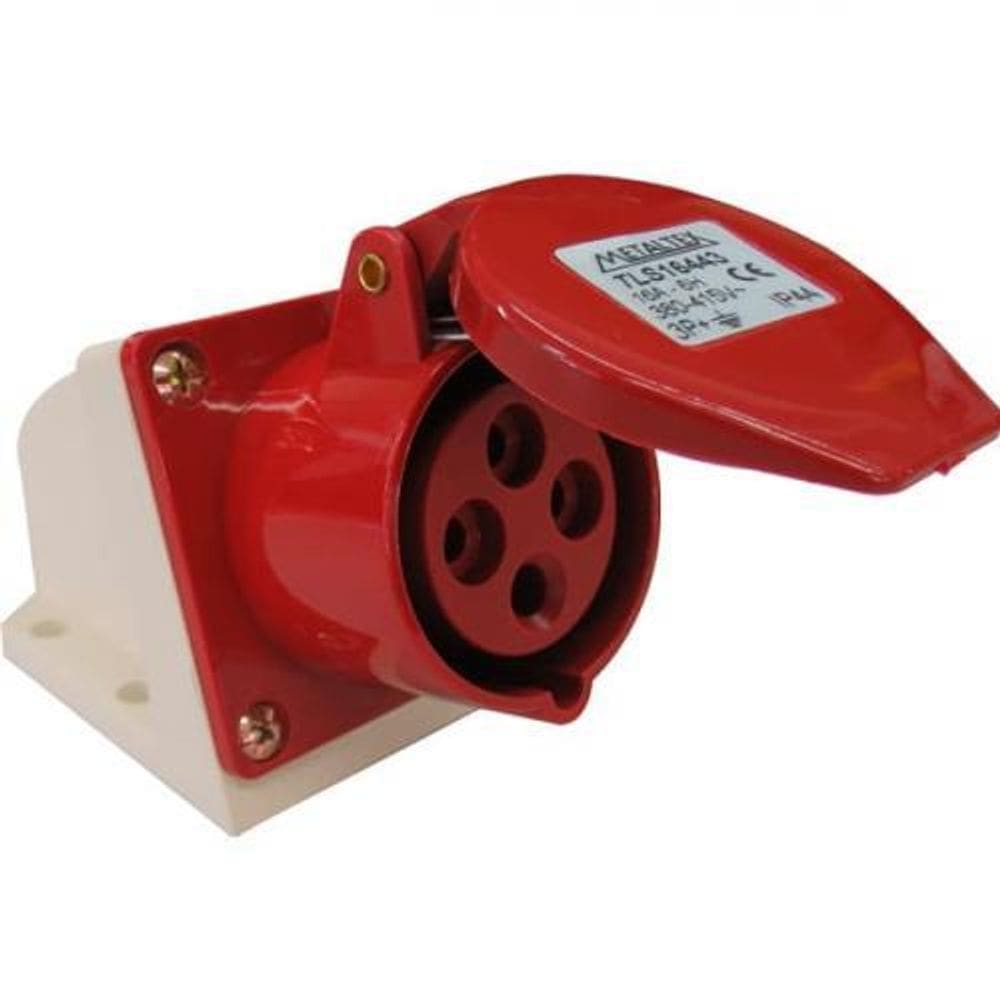 Tomada Sobrepor 380V 3P+T 16A 6H Tls16443