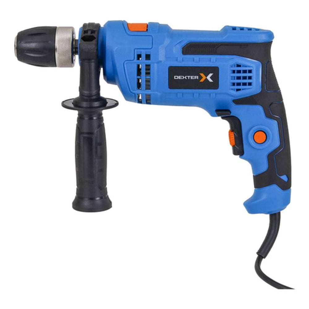 Furadeira De Impacto 900w 220v Dexter Punho E Limitador