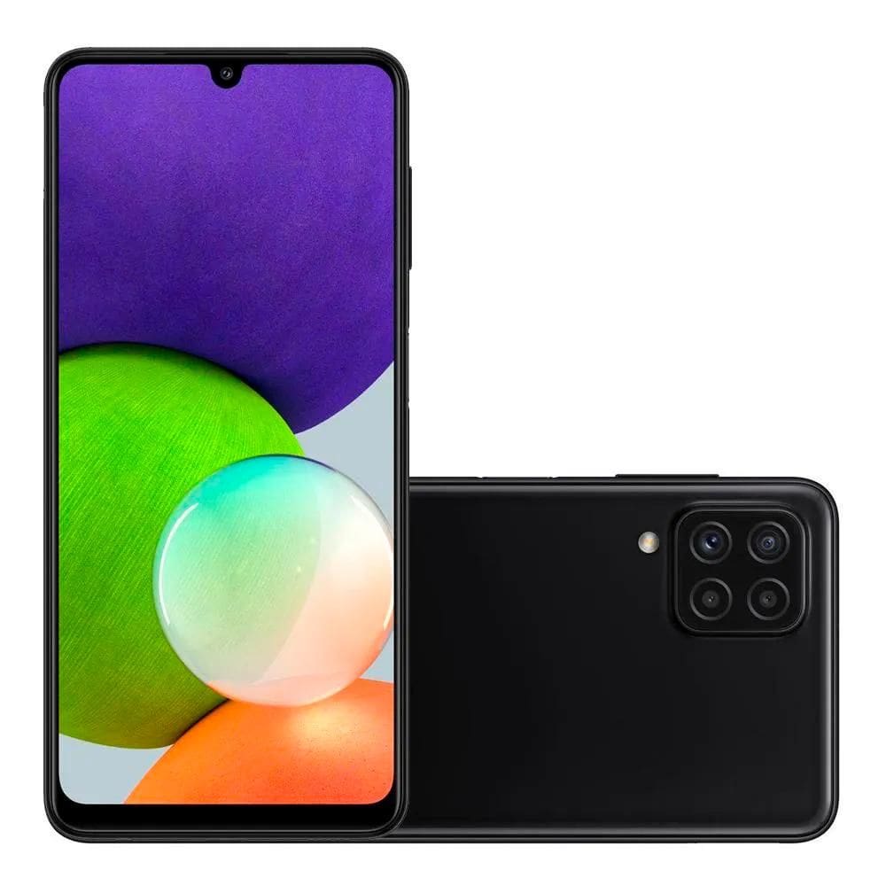 USADO: Samsung Galaxy A22 128GB 4GB Android Cinza Escuro Desbloqueado