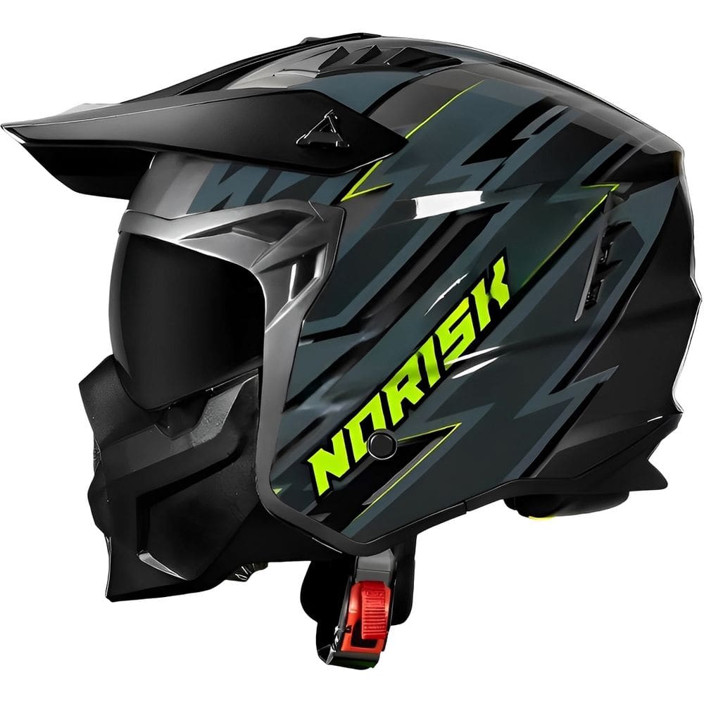 Capacete Norisk Darth Il 2 Storm Articulado Cinza Titanium