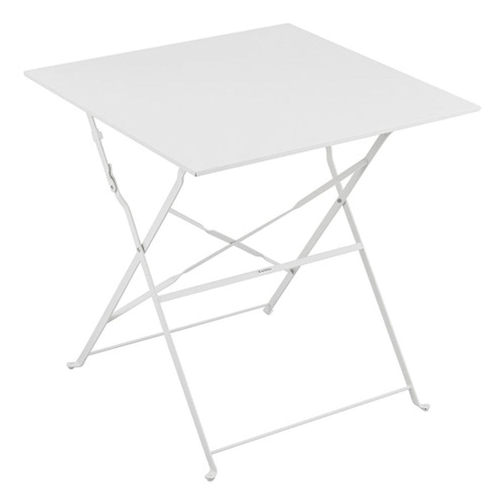 Mesa Dobravel Quadrada Jardim Varanda 71x70x70cm Aco