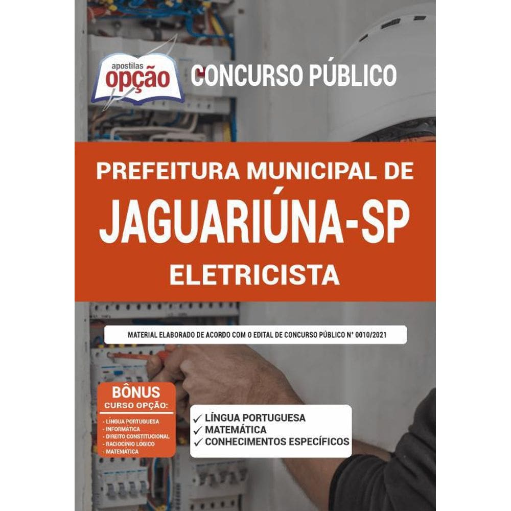 Apostila Concurso Jaguariúna Sp - Eletricista