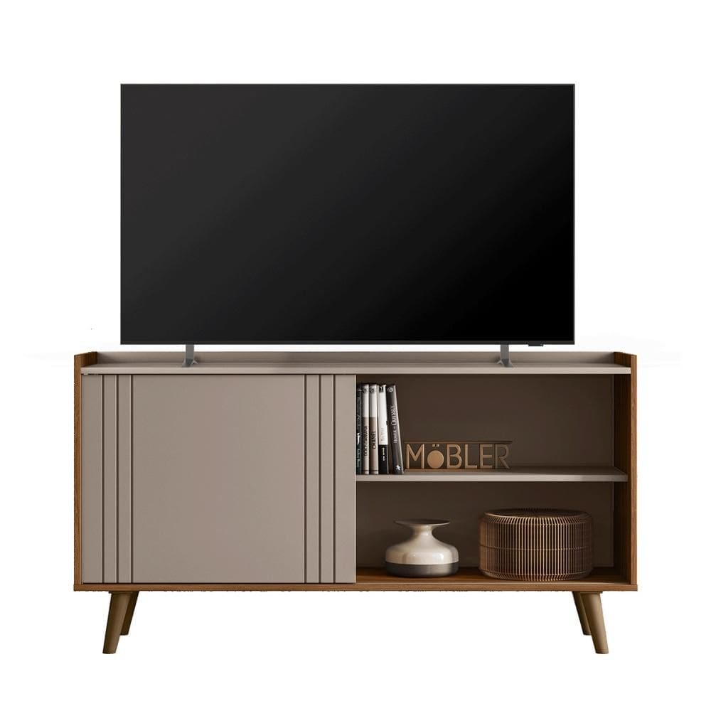 Rack Bancada New Austin Retrô para TV até 50” Polegadas