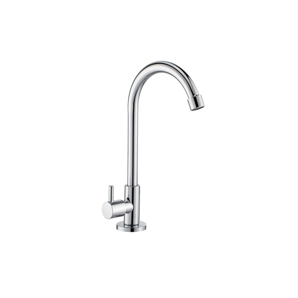 Torneira Bancada Inox Bica Redonda - Eco