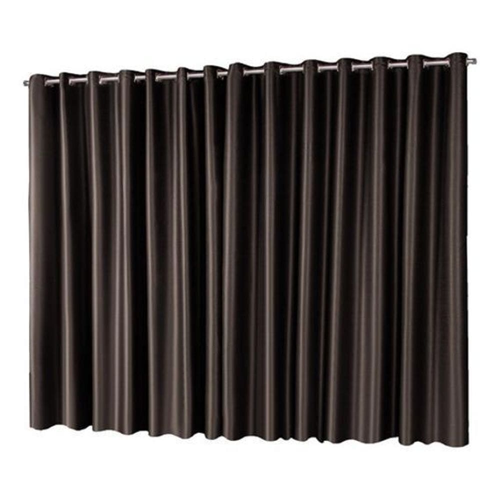 Cortina Tecido Blackout Toque De Seda 3,00M X 2,60M - Tabaco