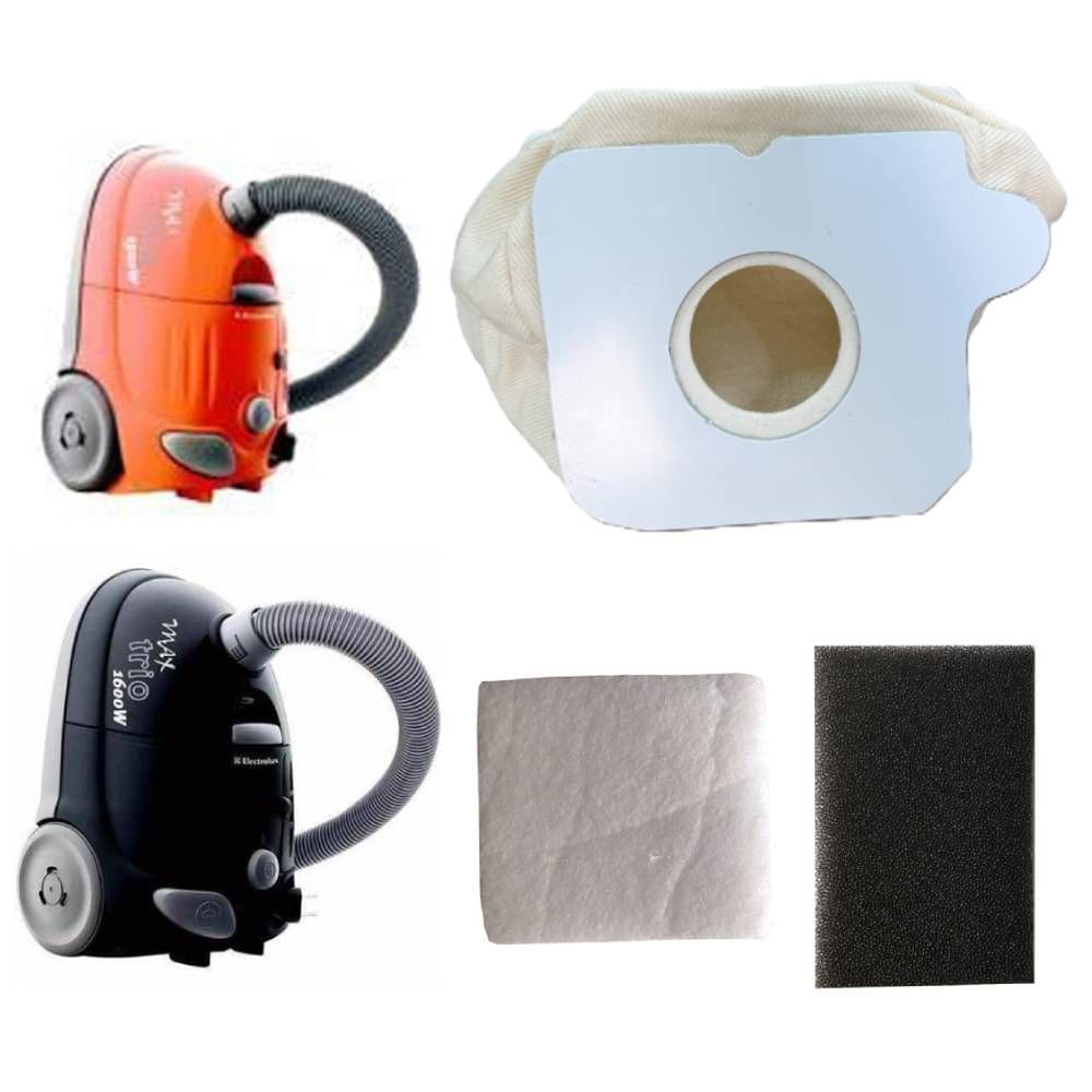 Saco Reutilizável Aspirador Electrolux Trio e Max Trio + FIltros