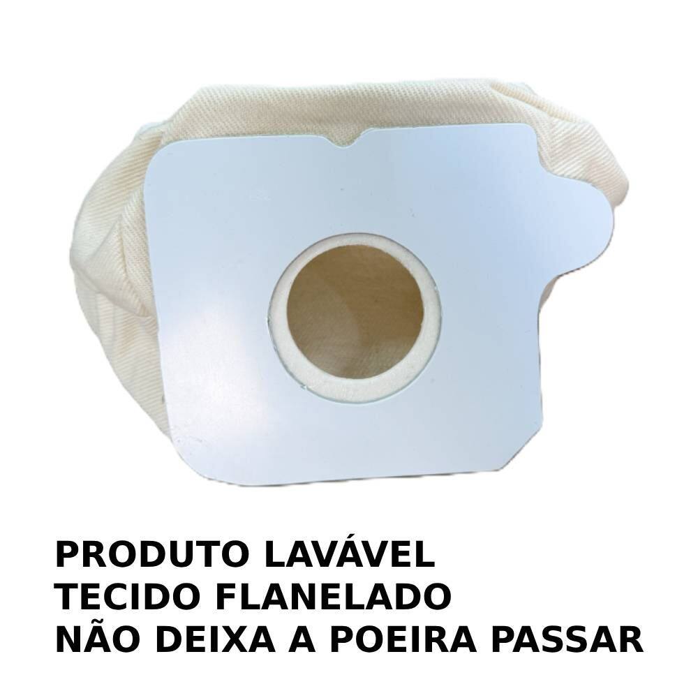 Saco Reutilizável Aspirador Pó Electrolux Trio Max Trio One Sonic Ingenio Go