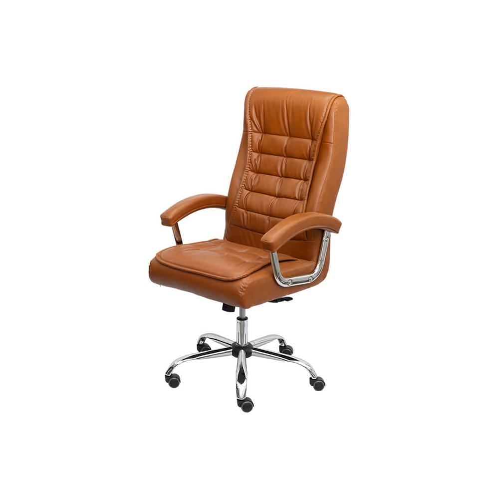 Cadeira De Escritório Oslo Caramelo Com Molas 3321 Or Design