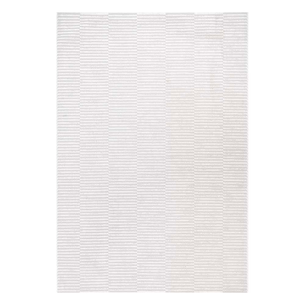 Tapete Para Sala Sofia 04 Bege E Cinza 1,00x1,40m - Edantex