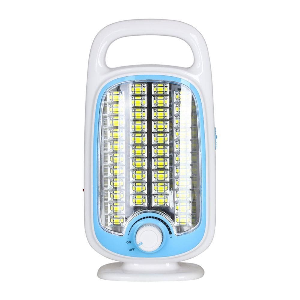 Lanterna Led Recarregável 2800mah Portátil Bivolt Azul