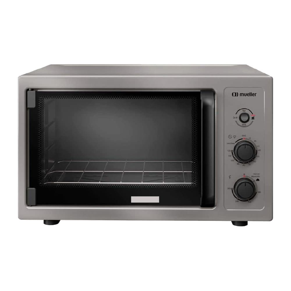 Forno Elétrico de bancada Mueller MFB50B 50L com Grill Titanio-220v