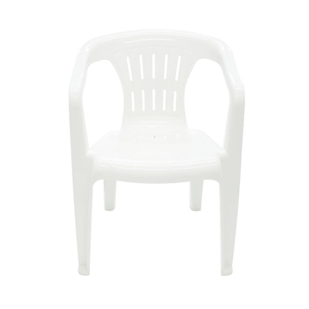 Cadeira Tramontina Plástica Atalaia Com Braços Branca