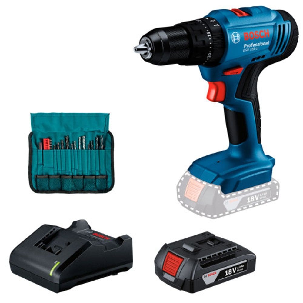 Furadeira Parafusadeira GSB 183 LI Impacto com Bateria 18V Bosch