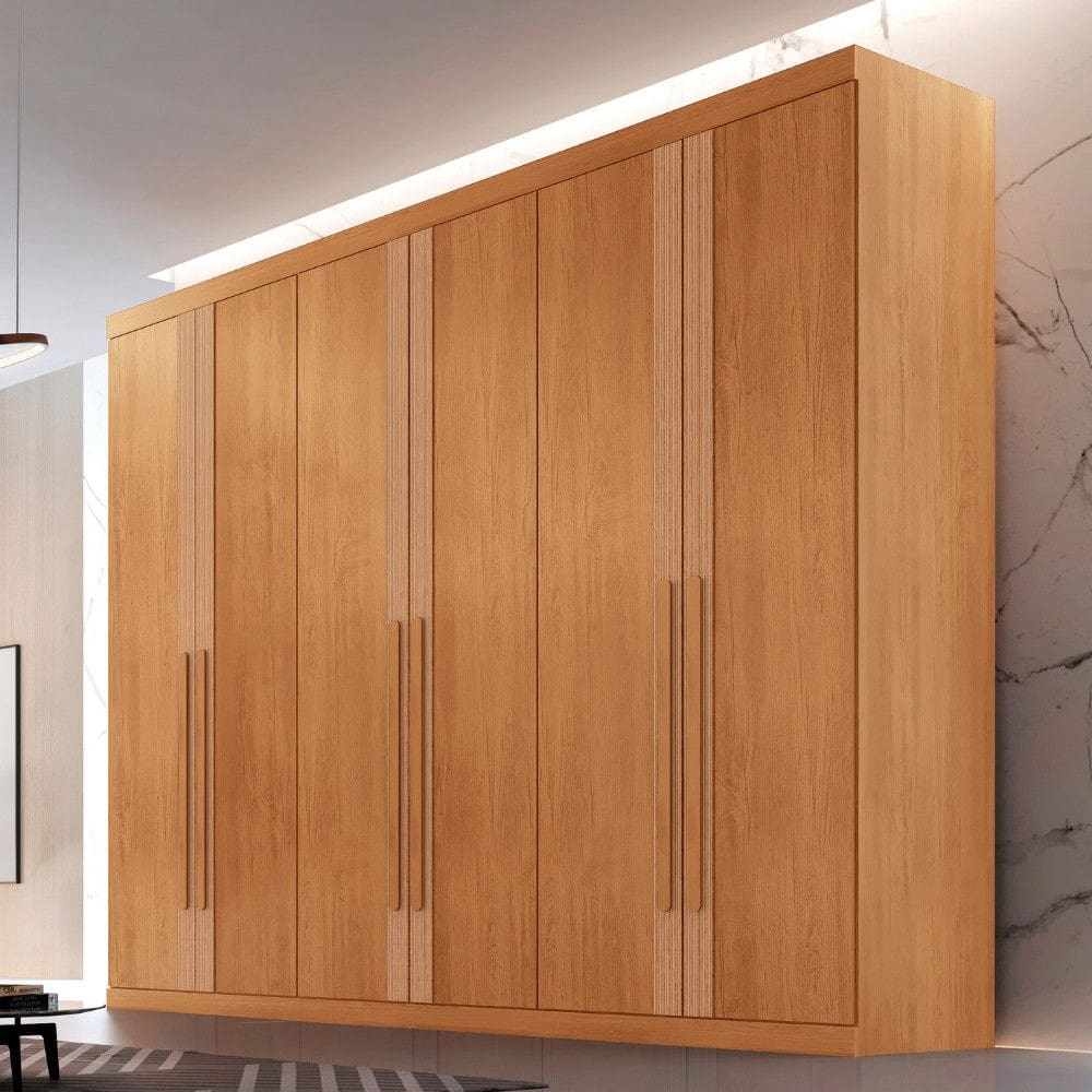 Guarda Roupa Casal San Miguel 6 Portas 6 Gavetas Rufato