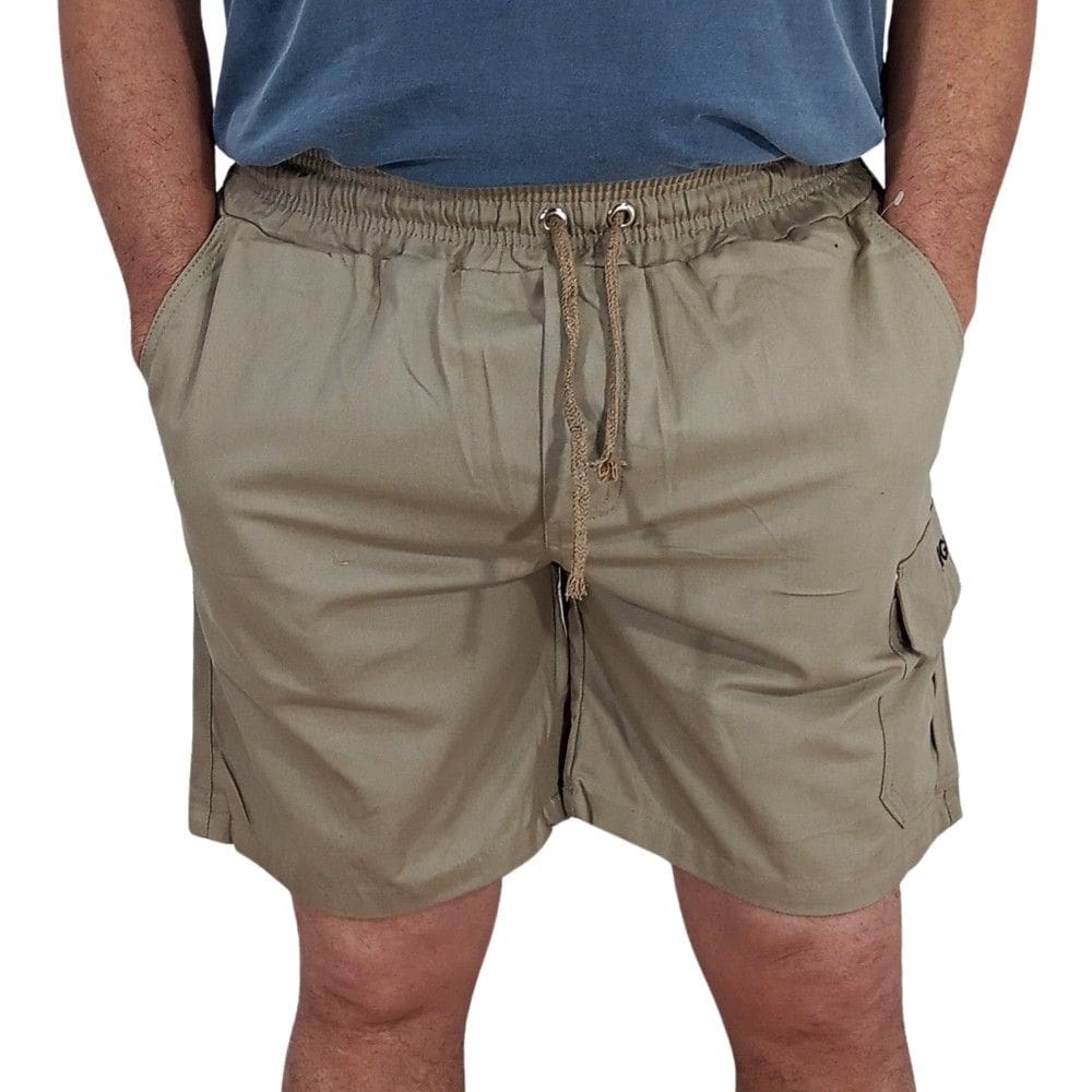 Bermuda Masculina em Brim de Alta Qualidade com 3 Bolsos, Elástico e Cordão - Versátil e Confortável