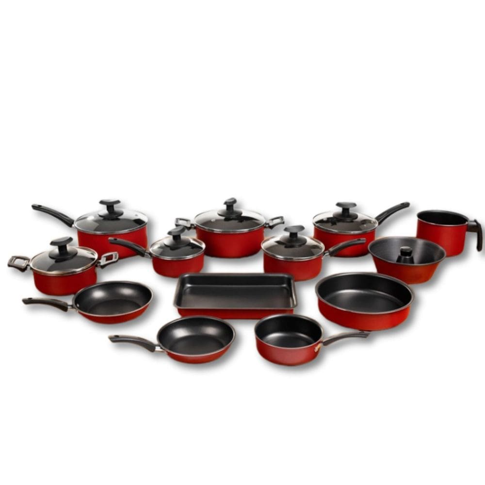 Conjunto Panelas 13 Peças Teflon Antiaderente