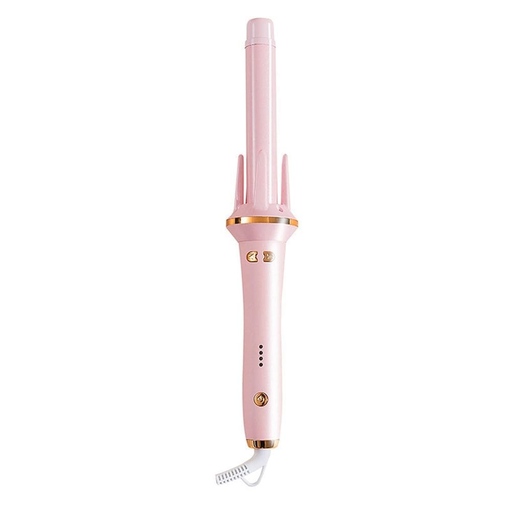Modelador de cabelo elétrico Curling Iron Auto Rotating Pink
