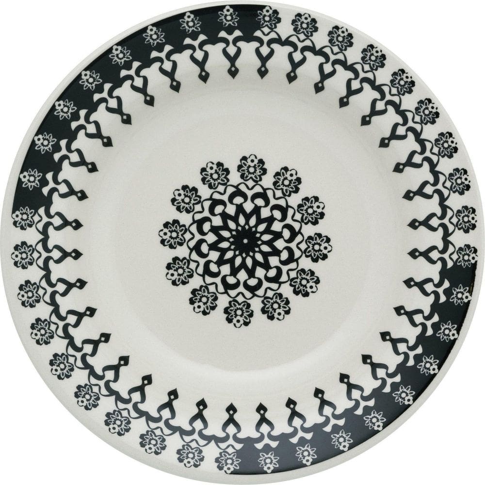 Prato Fundo Donna Folk Oxford Cerâmica 22Cm