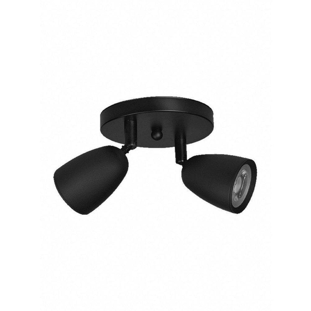 Spot Led Direct Mr16 2W 3000K Preto