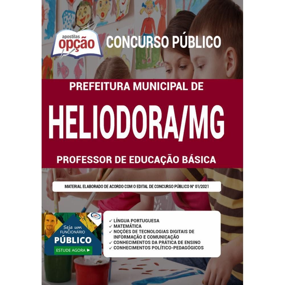 Apostila Concurso Heliodora Mg Professor De Educação Básica