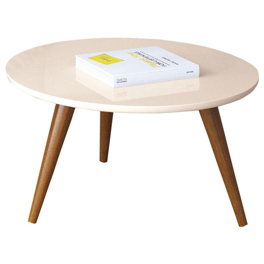 Mesa de Centro Ambiente Sorelle Off White - HB Móveis