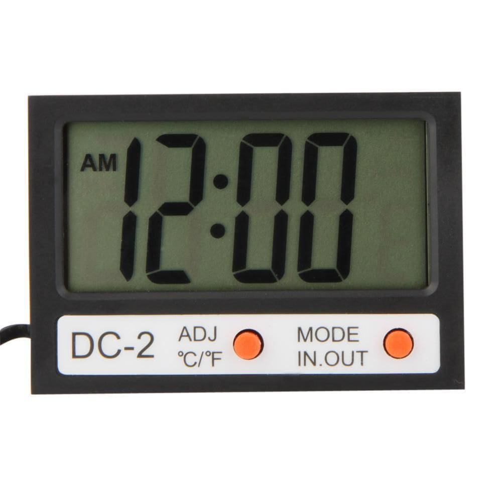 Termometro Digital Interno Externo Com Relogio