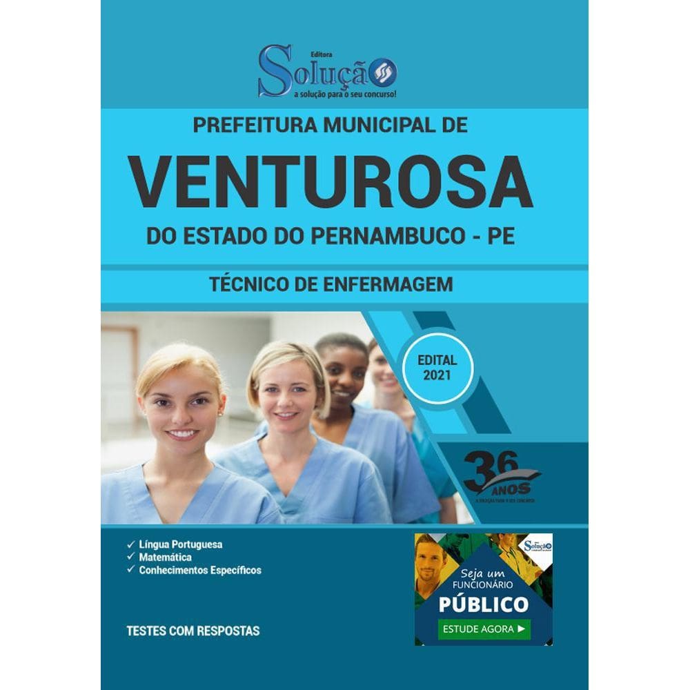 Apostila Prefeitura Venturosa Pe - Técnico De Enfermagem