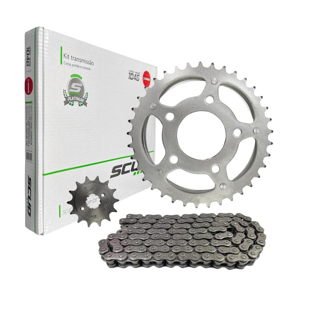 Kit Relação Twister Cbx250 2001 A 2008 Com Retentor Aço 1045