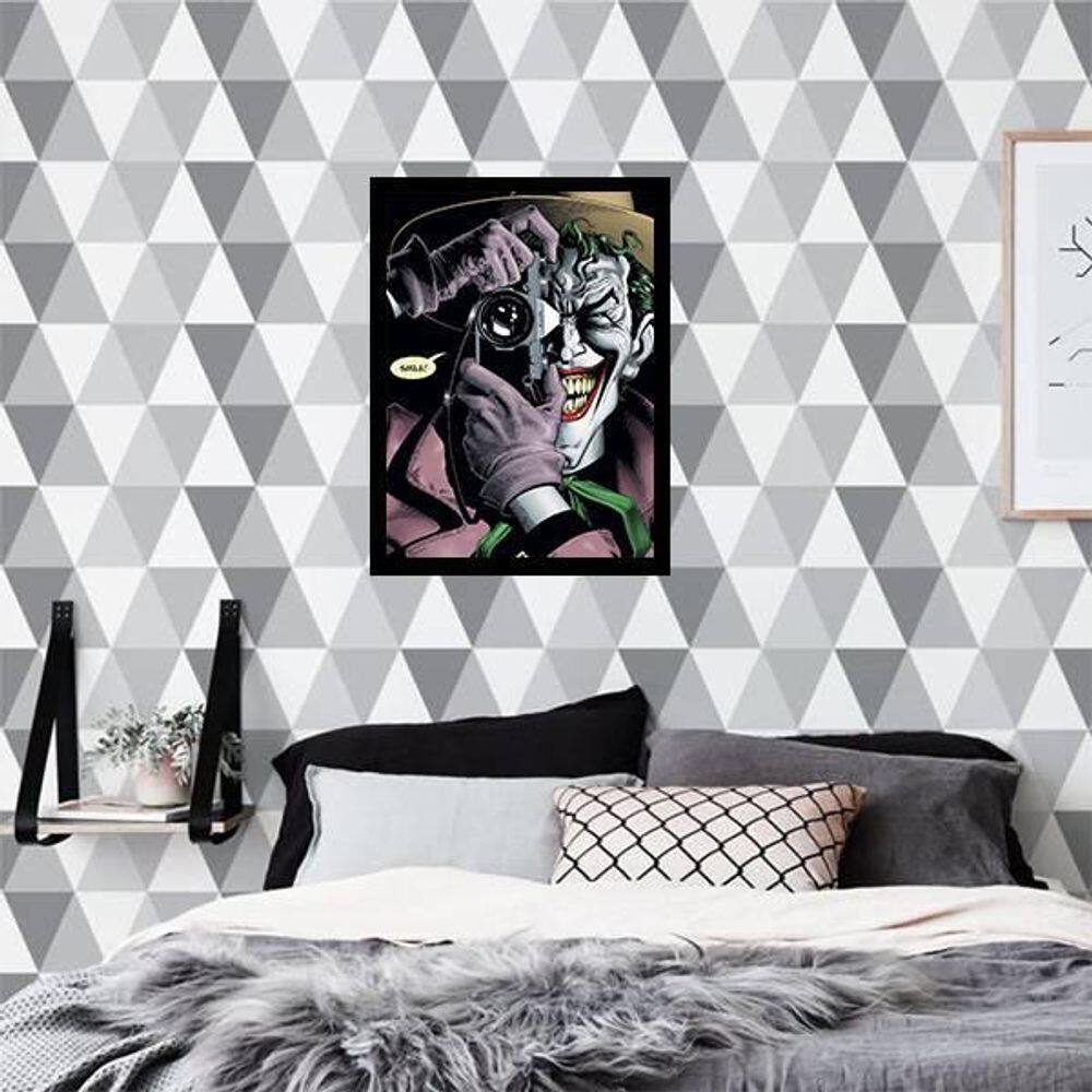 Quadro Decorativo Coringa Com Câmera