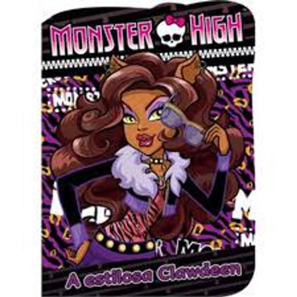 Livro Cartonado - Monster High- A Estilosa Clawdeen