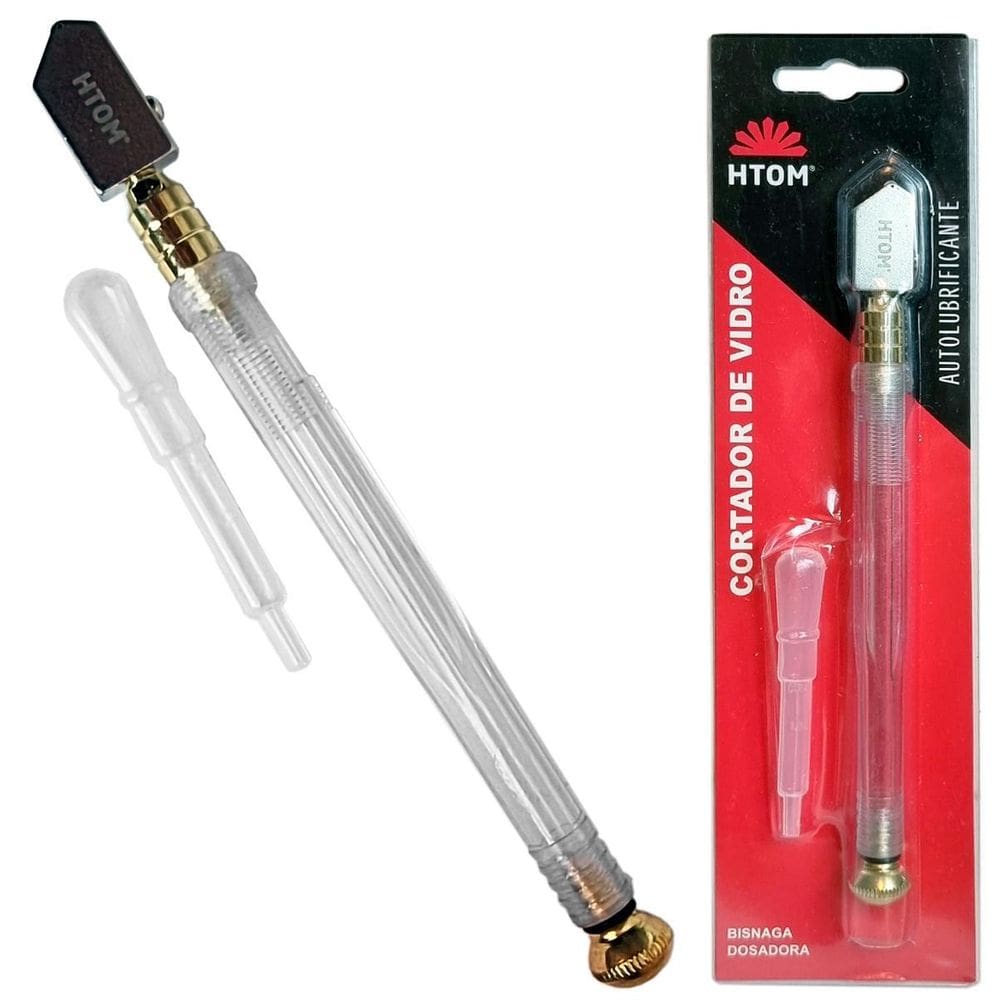 Cortador De Vidro A Óleo Autolubrificante  Htom