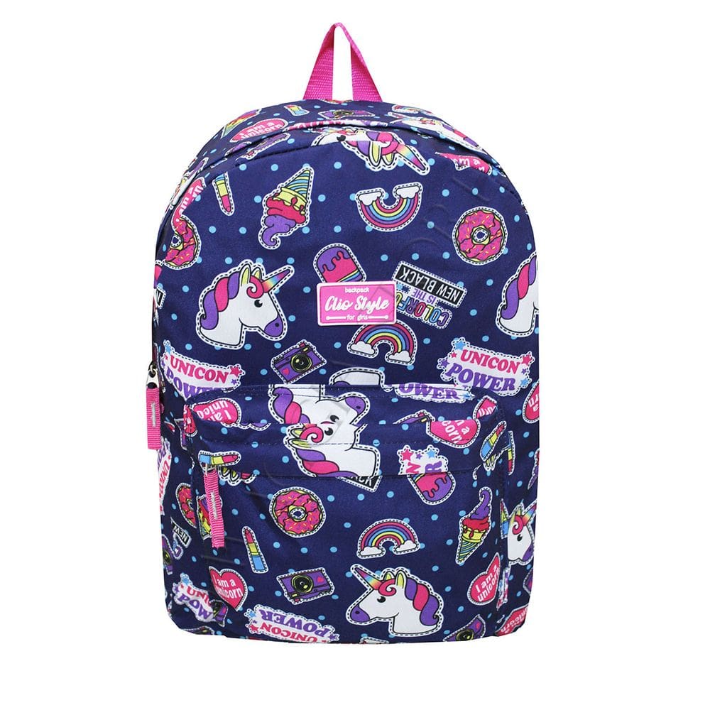 Mochila Menina Unicórnio Escolar