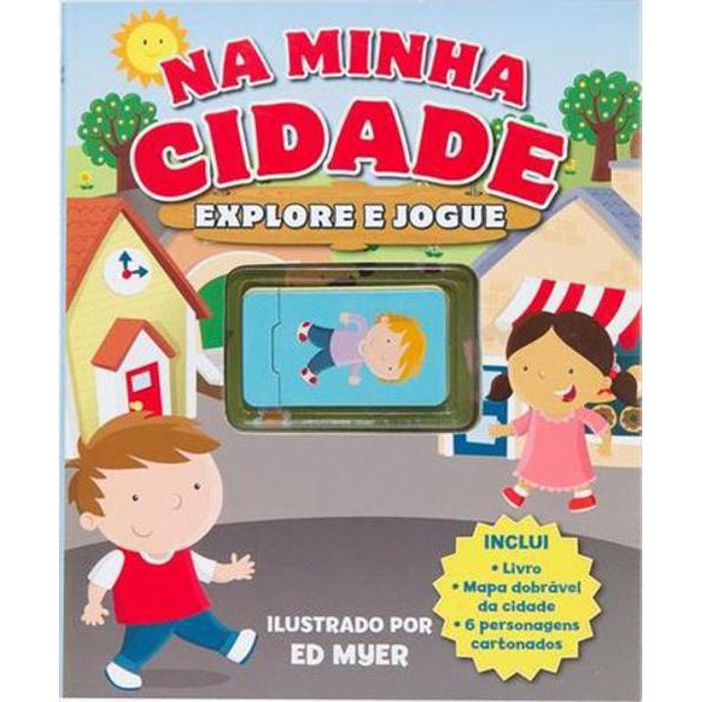 Livro Explore E Jogue - Na Minha Cidade