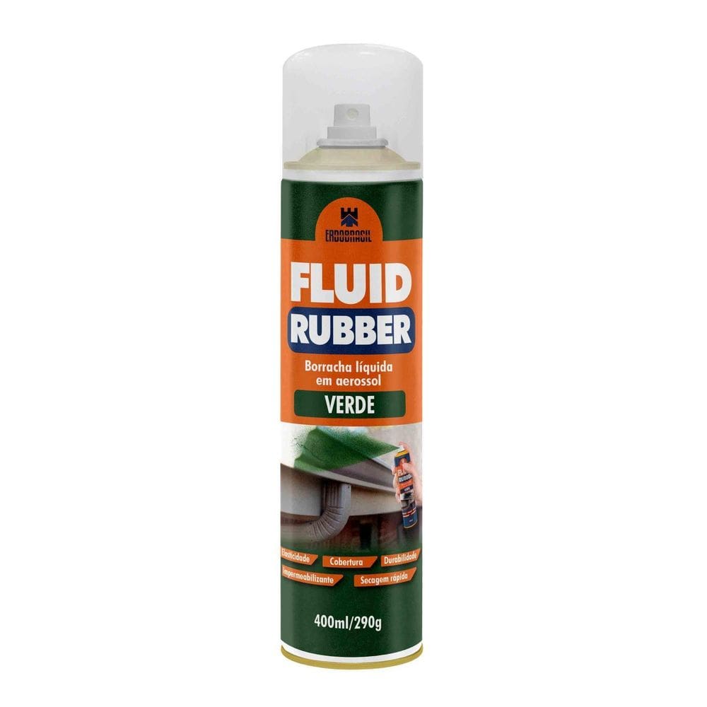 Borracha Líquida Verde - Fluid Rubber 400Ml/290G