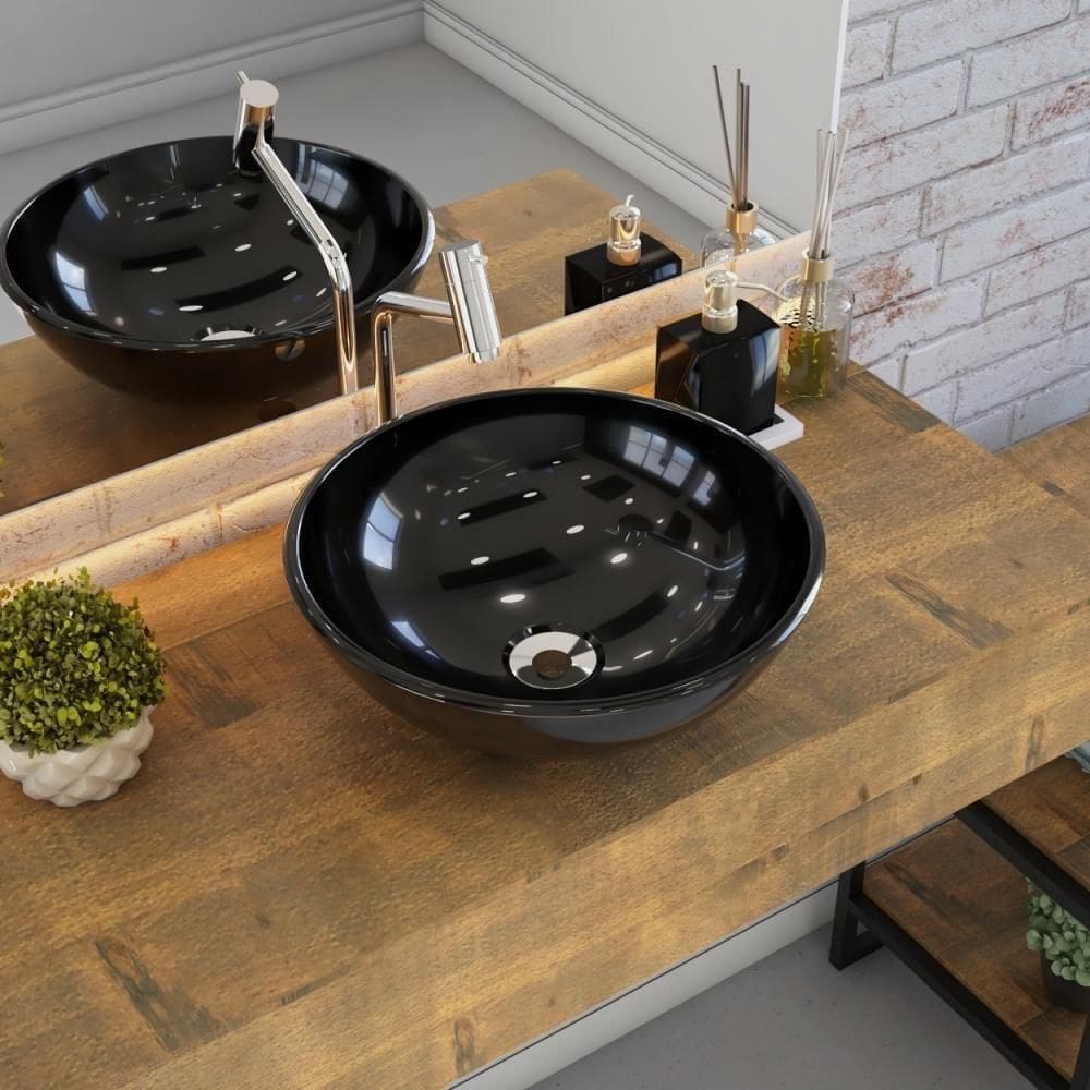 Cuba Apoio Redonda R35w Colorida Preto