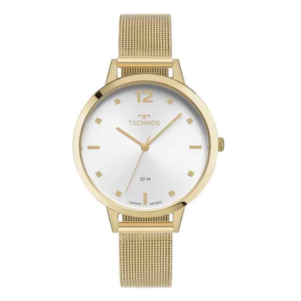 Relógio Technos Dourado Feminino 2035Nbf/1K
