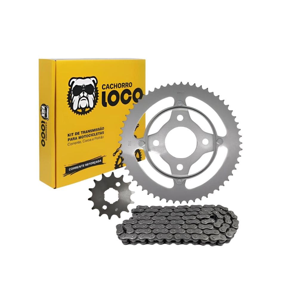 Kit Relação Xls 125 1984 A 1996 Sem Retentor Aço 1045