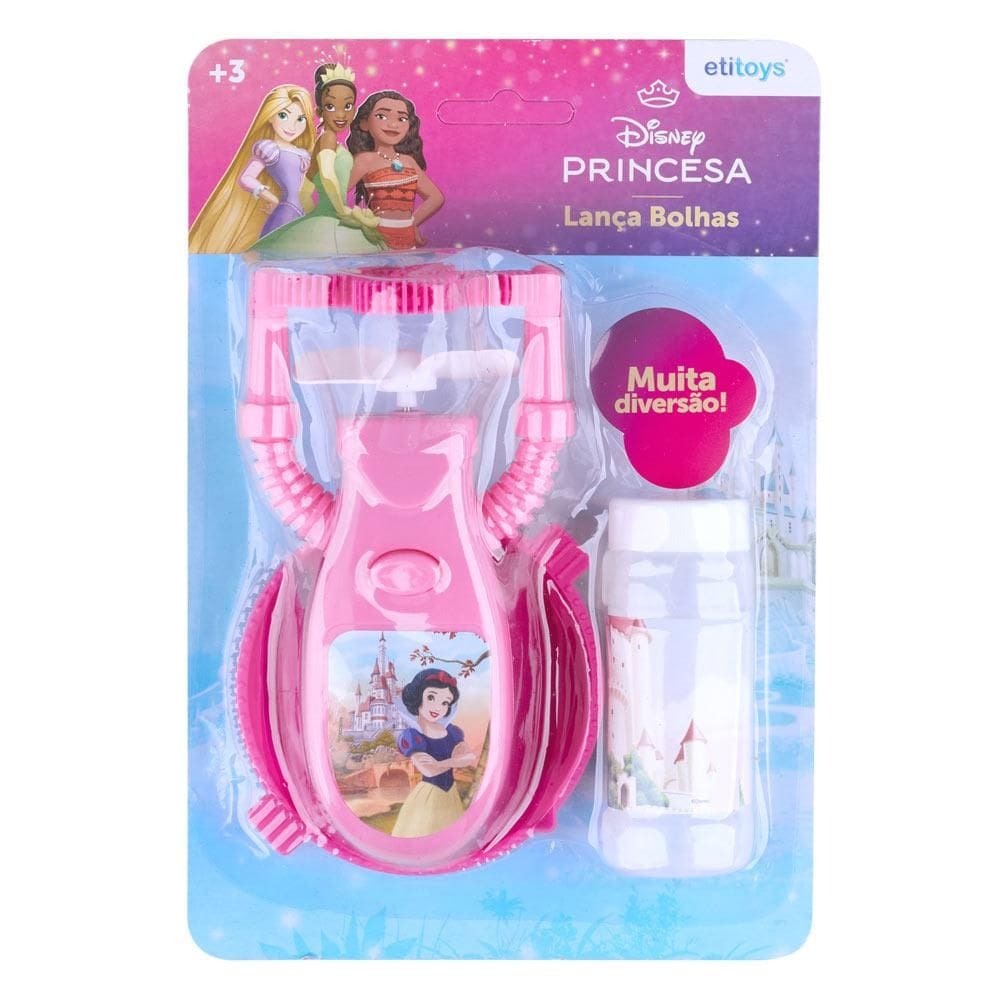 Lança Bolhas de Sabão A Pilha Princesas Etitoys