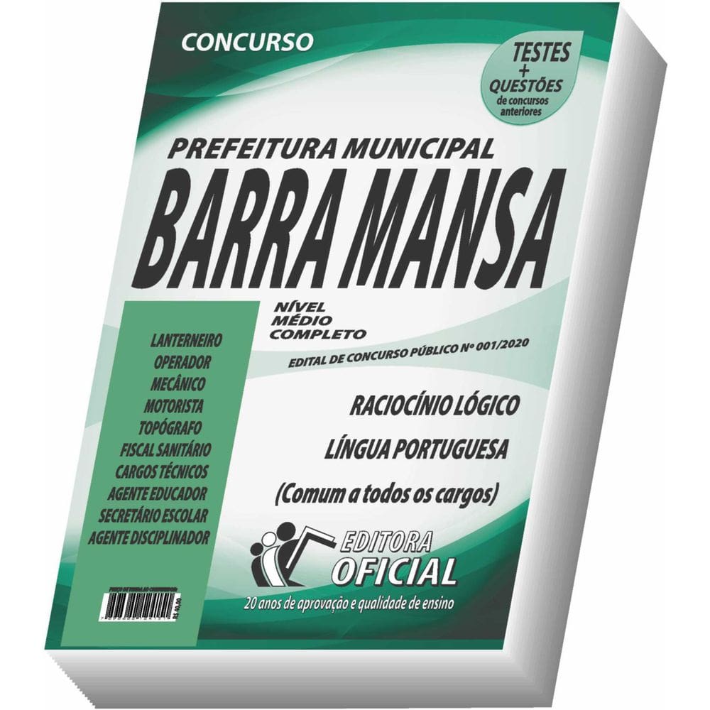 Apostila Prefeitura De Barra Mansa - Nível Médio E Técnico