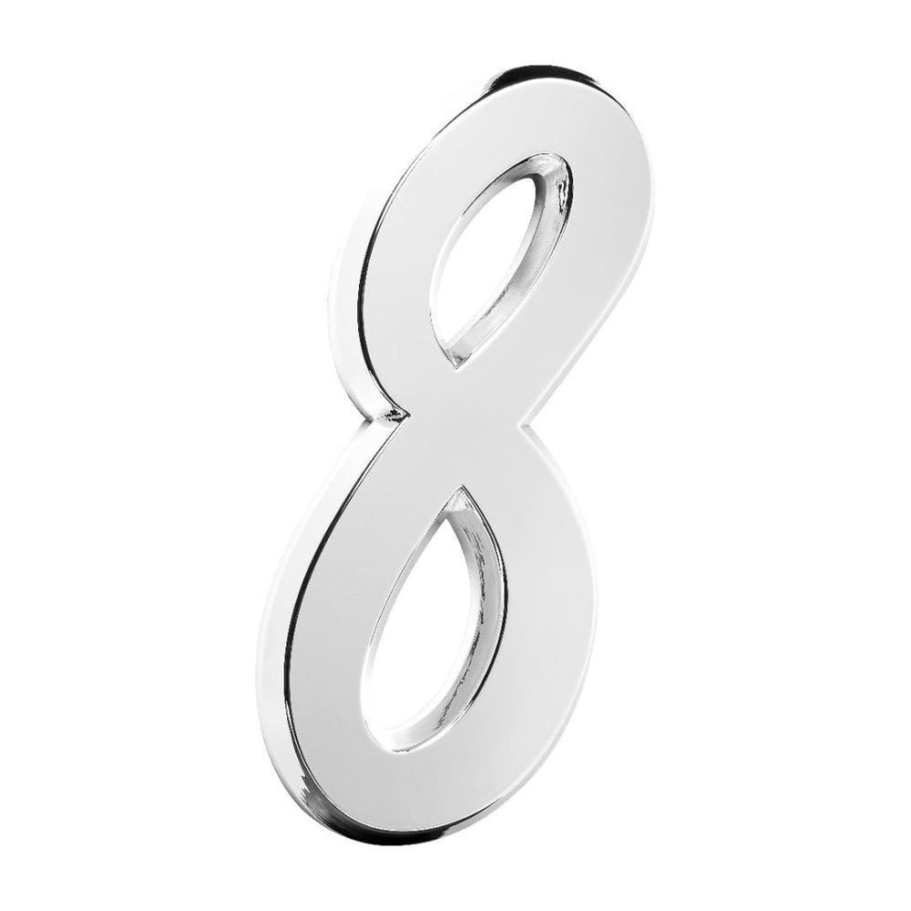 Número Residencial Para Casa 8 Espelhado 3D 22Cm