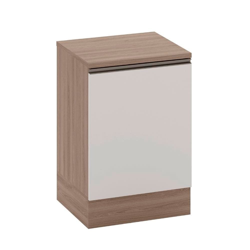 Balcão com Tampo 58 cm 1 Porta Etna Poliman Móveis
